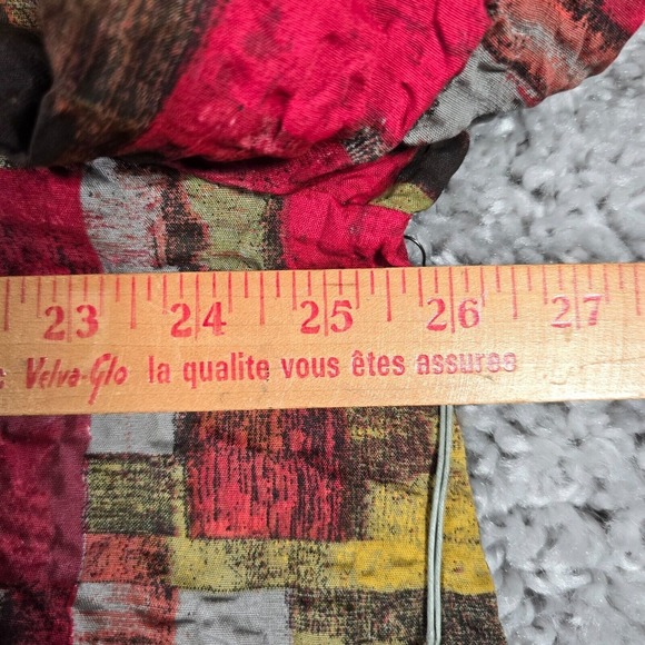 Habitat Top Womens XXL Pullover 3/4 Sleeve Pucker‎ Weave Abstract Artsy Shirt - Picture 11 of 14